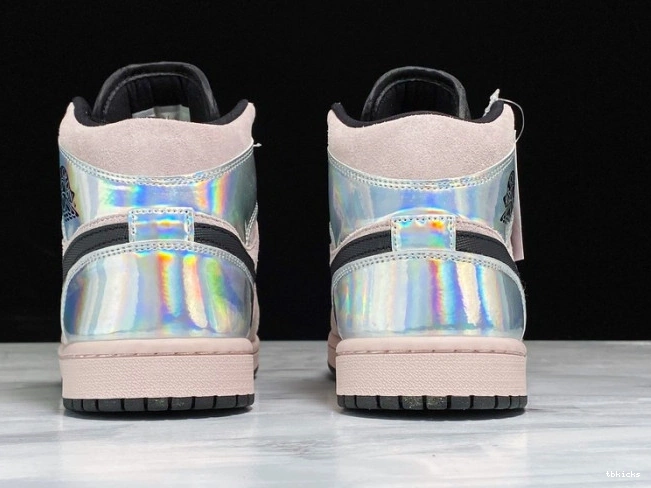 Rep TB Dirty Powder Air BQ6472-602 (W) 1 Iridescent Mid Jordan 0808